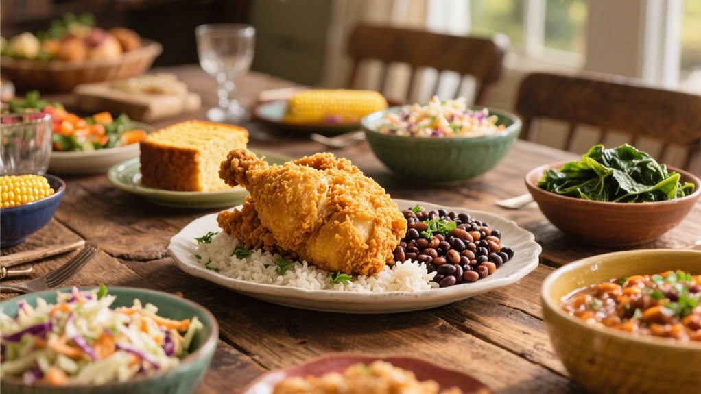 southern feast with crunch