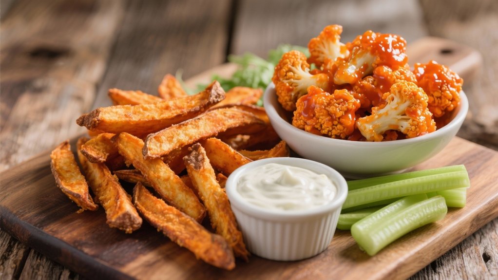 spicy buffalo cauliflower delight