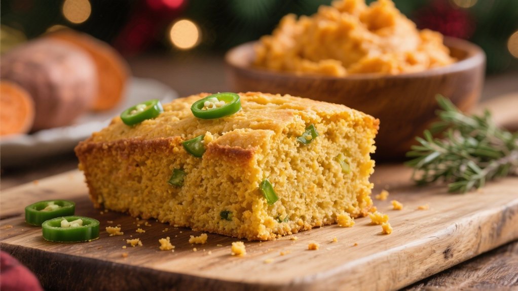 spicy cornbread balances sweetness