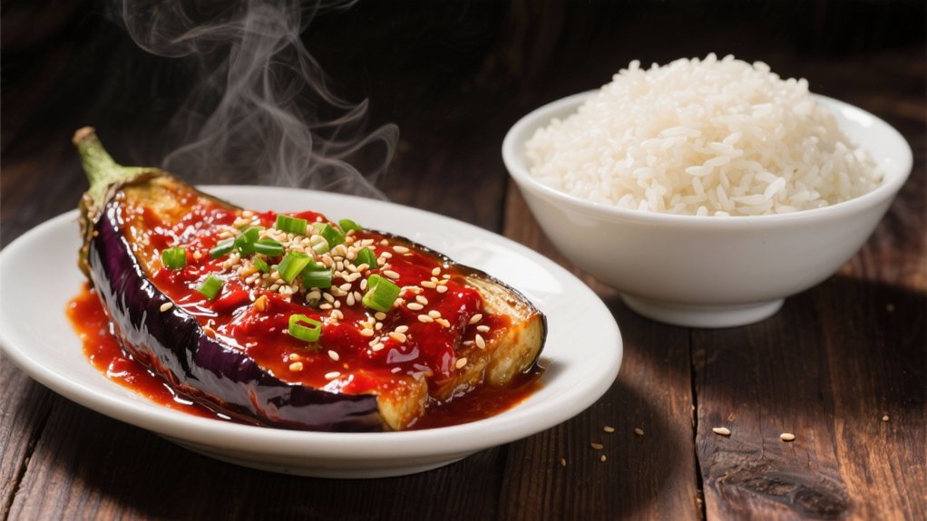 spicy flavorful eggplant dish