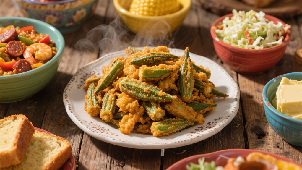 spicy jambalaya with okra