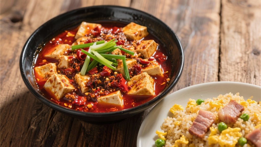 spicy sichuan mapo tofu