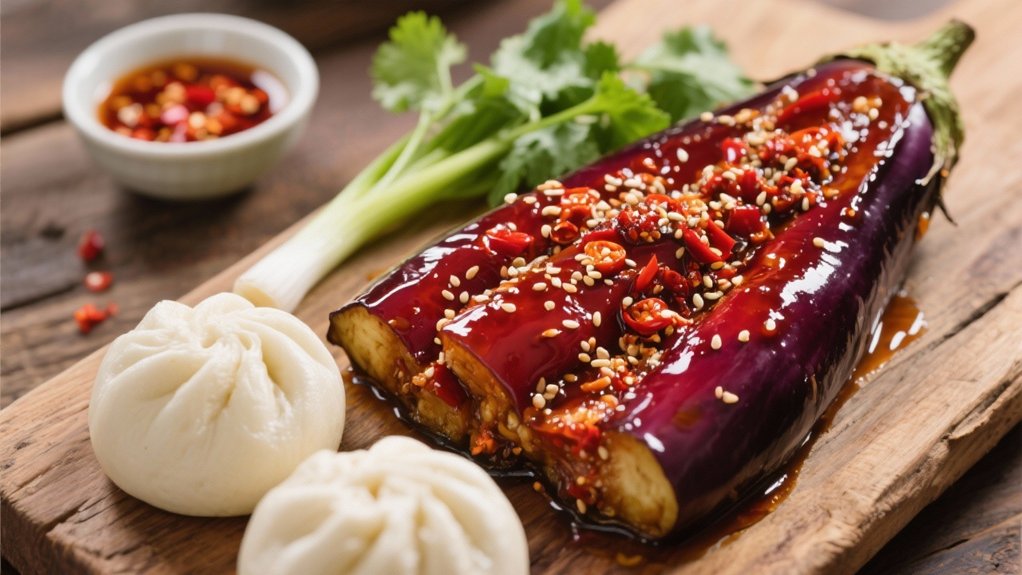 spicy silky szechuan eggplant