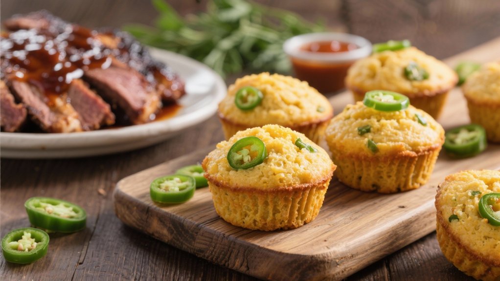 spicy sweet cornbread muffins