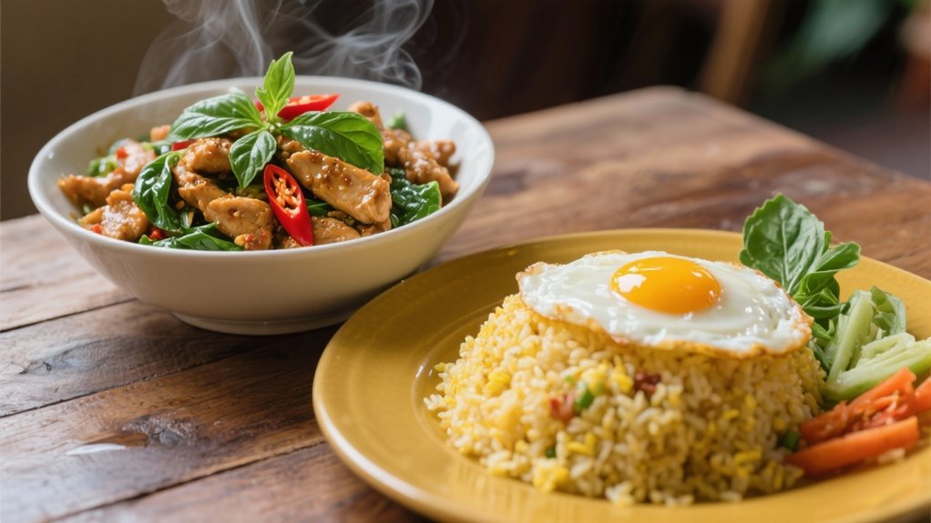 spicy thai basil chicken
