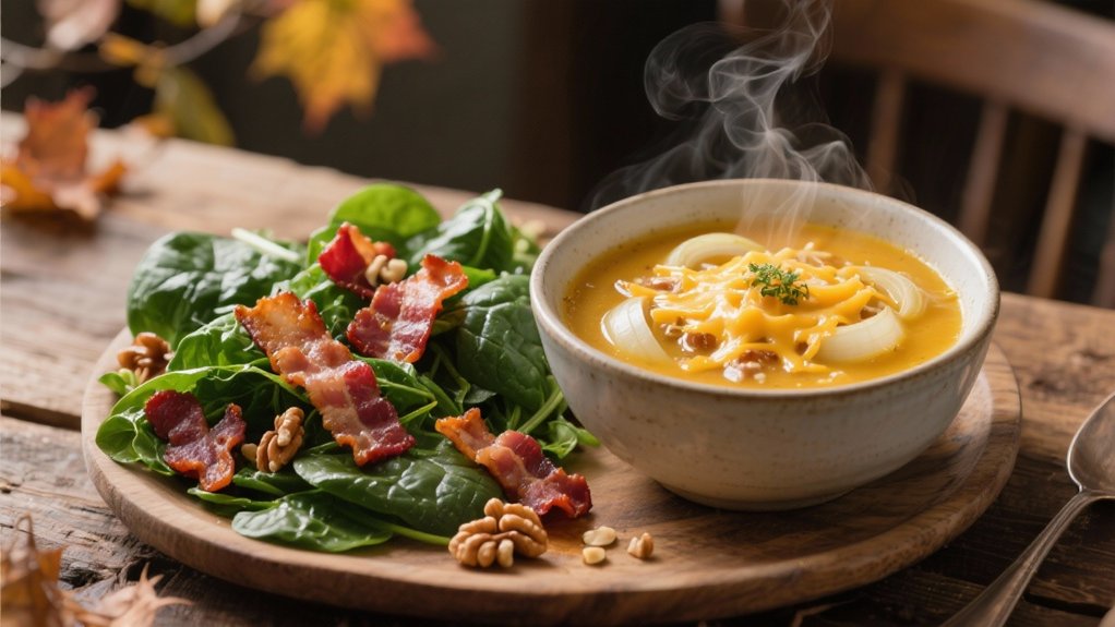 spinach and bacon salad