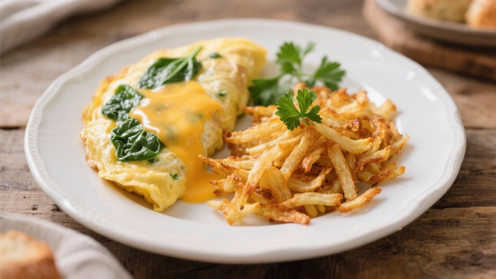 spinach cheese omelet perfection