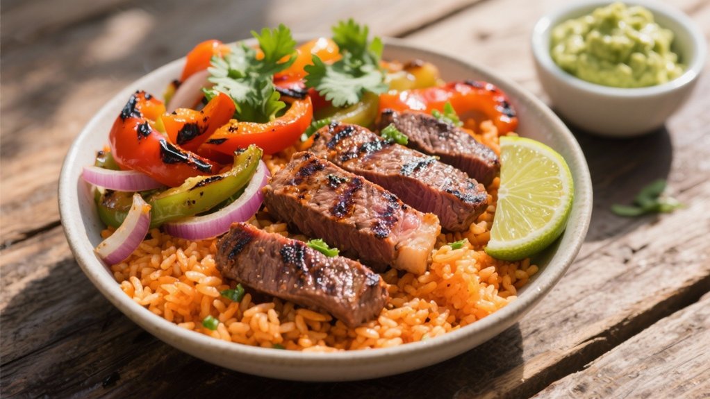 steak fajita bowl bliss