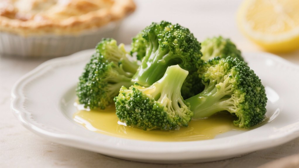steamed broccoli with lemon