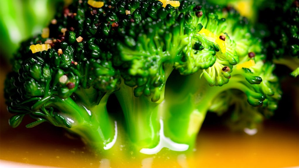 steamed broccoli with lemon butter