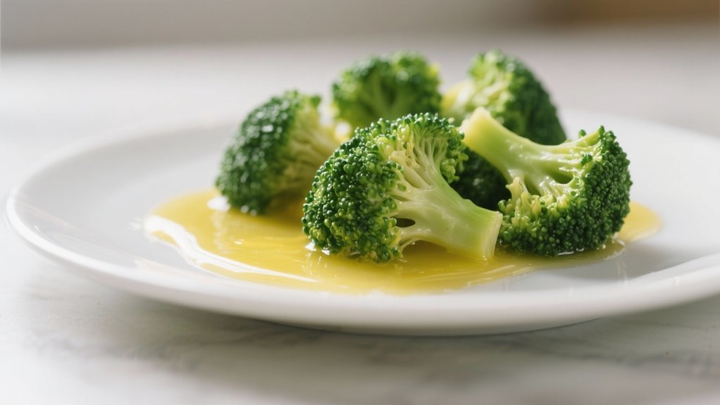 steamed broccoli with lemon butter