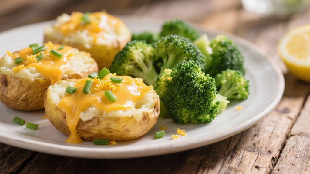 steamed broccoli with lemon