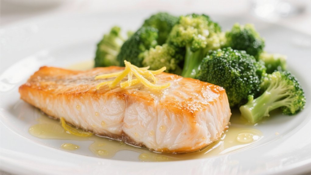 steamed broccoli with lemon