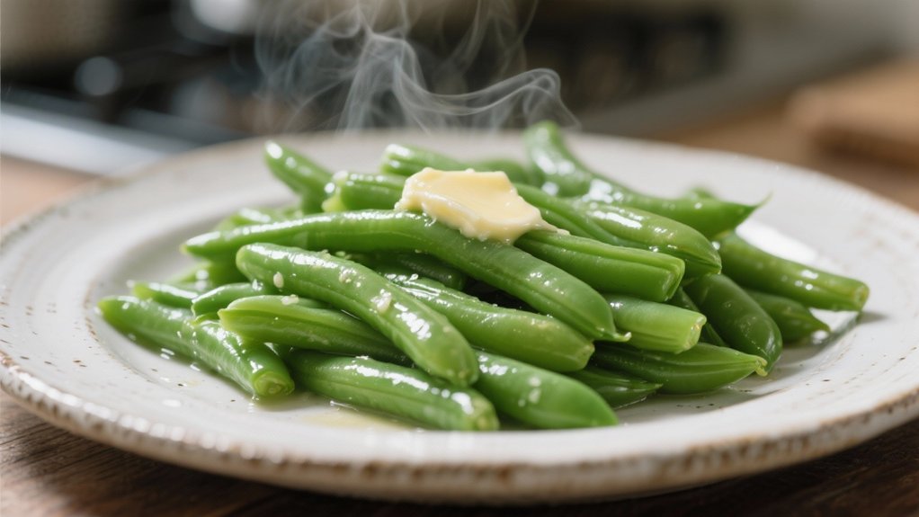 steamed green beans enhance flavor