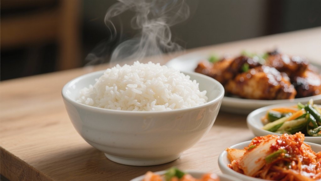 steamed rice enhances flavors