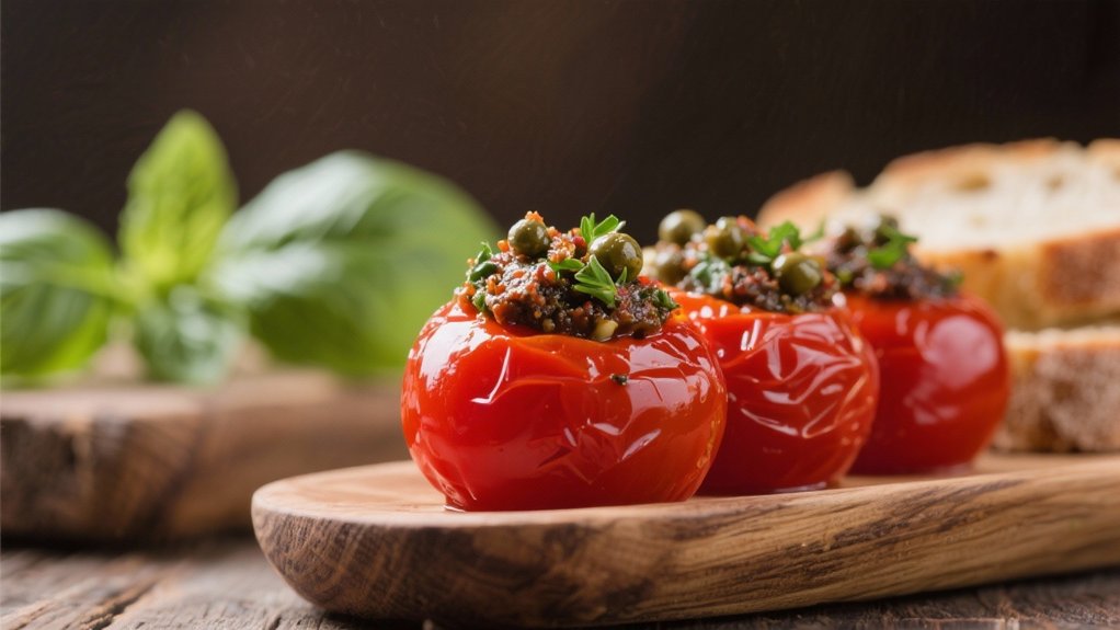 stuffed cherry tomatoes appetizer