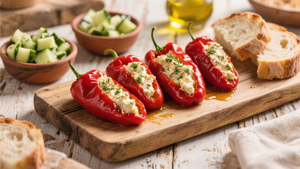 stuffed piquillo peppers delight