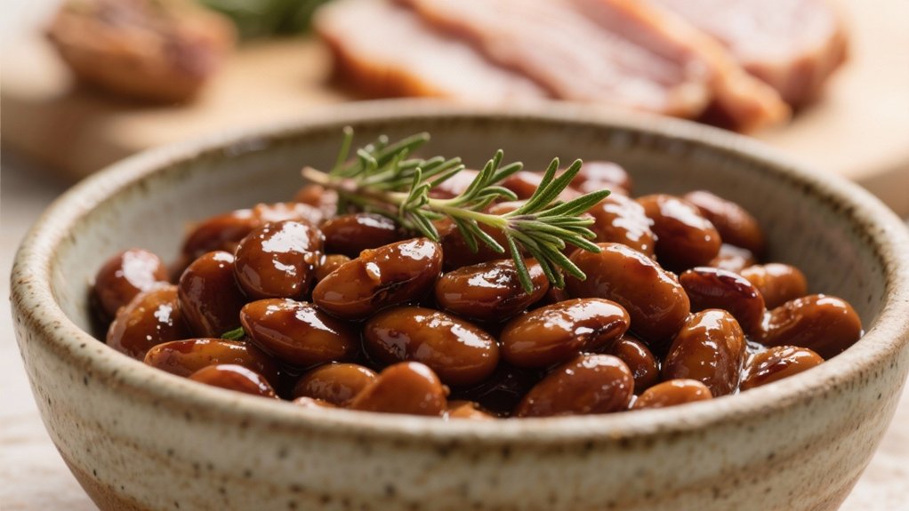 sweet and savory beans