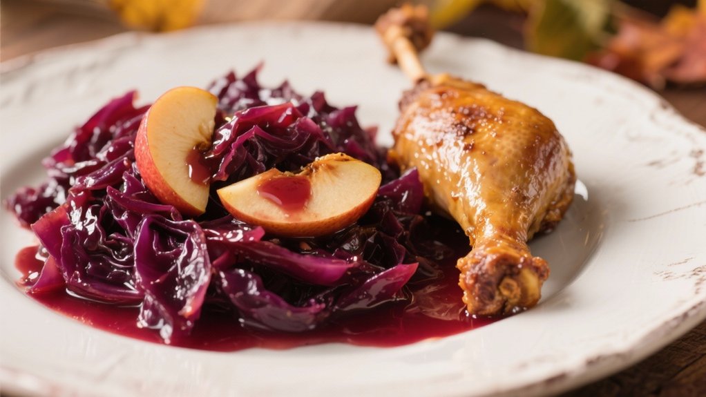 sweet and tangy cabbage