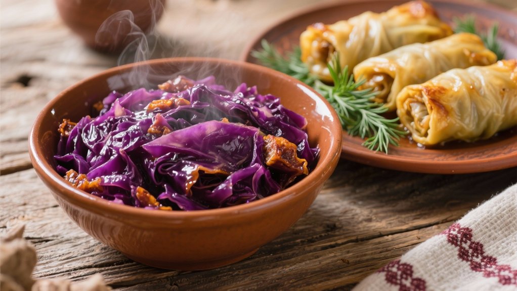sweet and tangy cabbage
