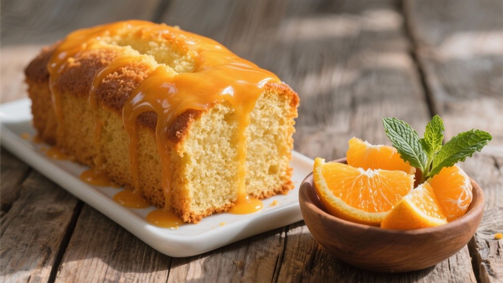sweet and tangy orange glaze