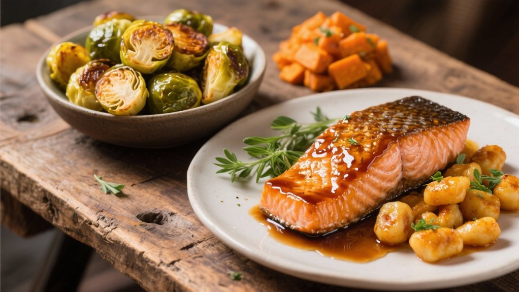sweet and tangy salmon dish