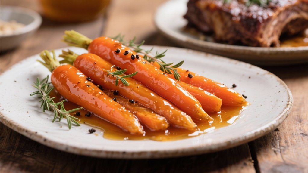 sweet caramelized carrot side