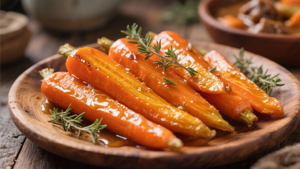 sweet caramelized honey carrots