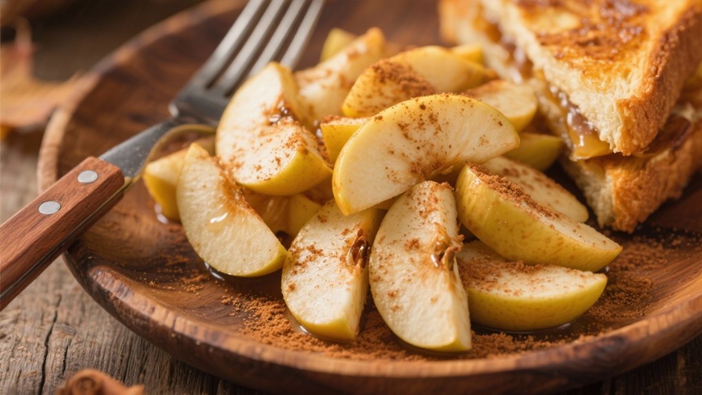 sweet cinnamon apple slices