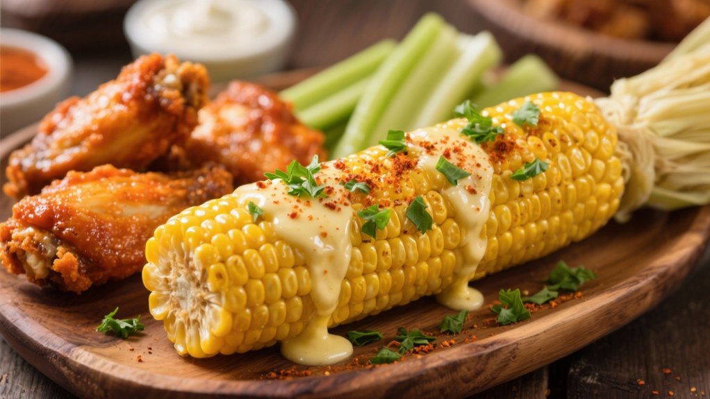 sweet corn complements spice