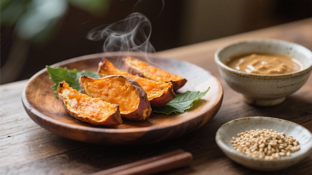 sweet creamy potato contrast