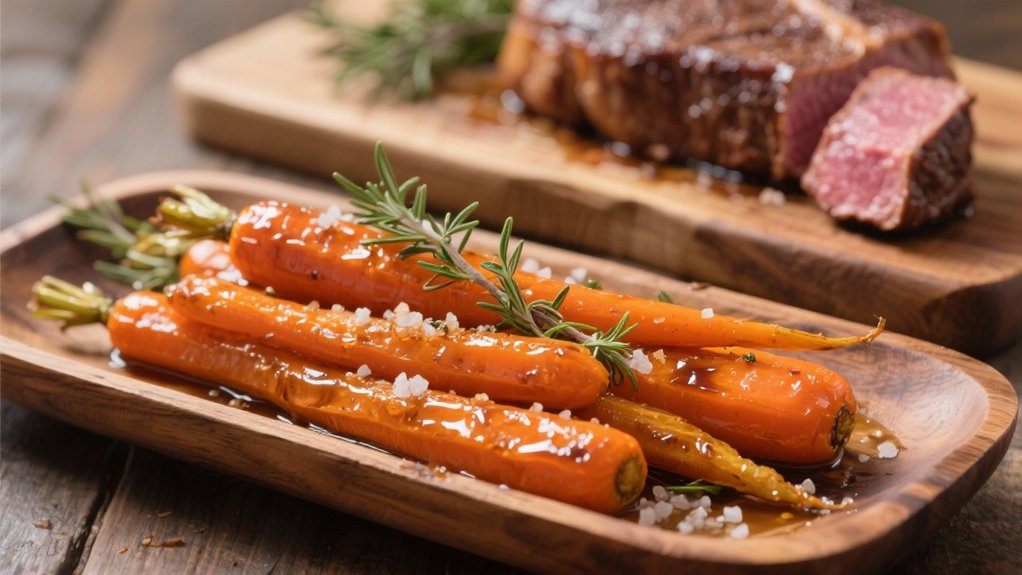 sweet glazed carrots side dish