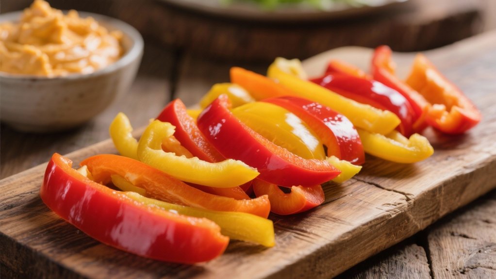 sweet pepper cheese pairing