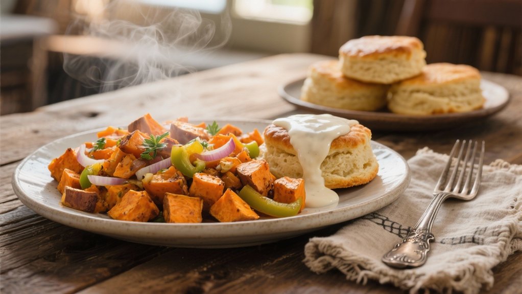 sweet potato hash tips