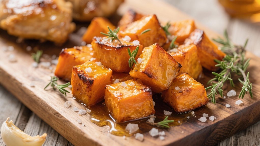 sweet potatoes and chicken
