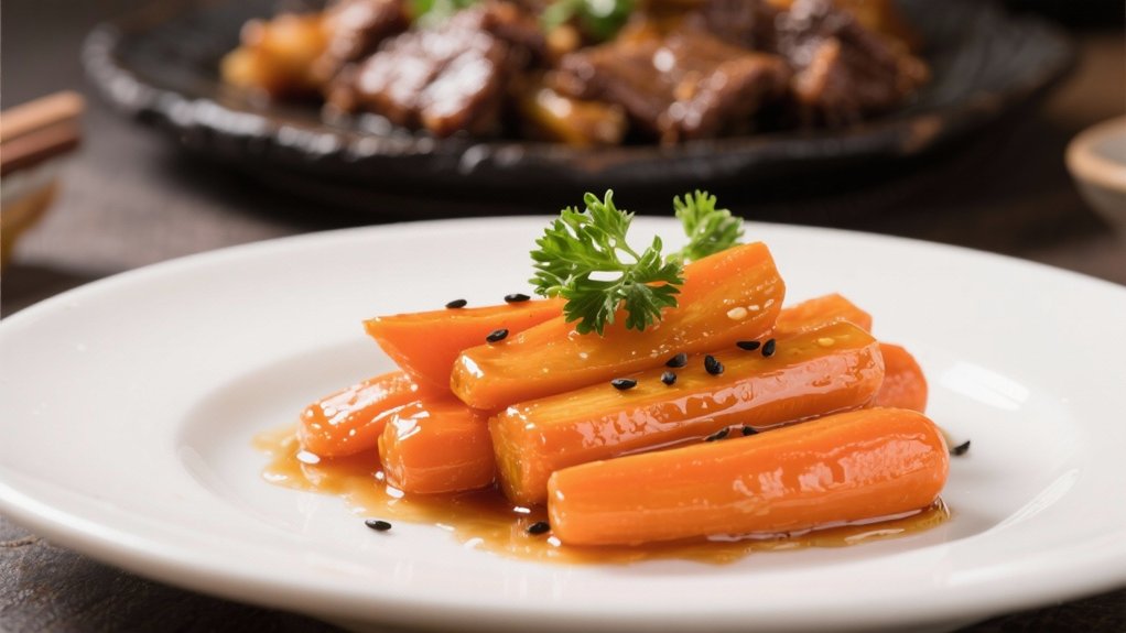 sweet savory carrot side