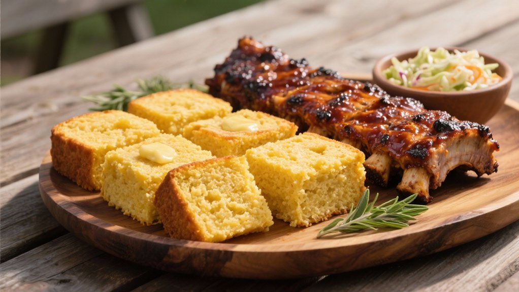 sweet savory cornmeal side dish