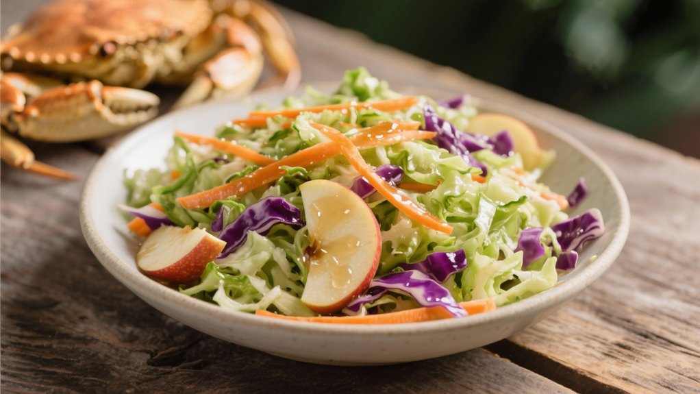 tangy apple cider coleslaw