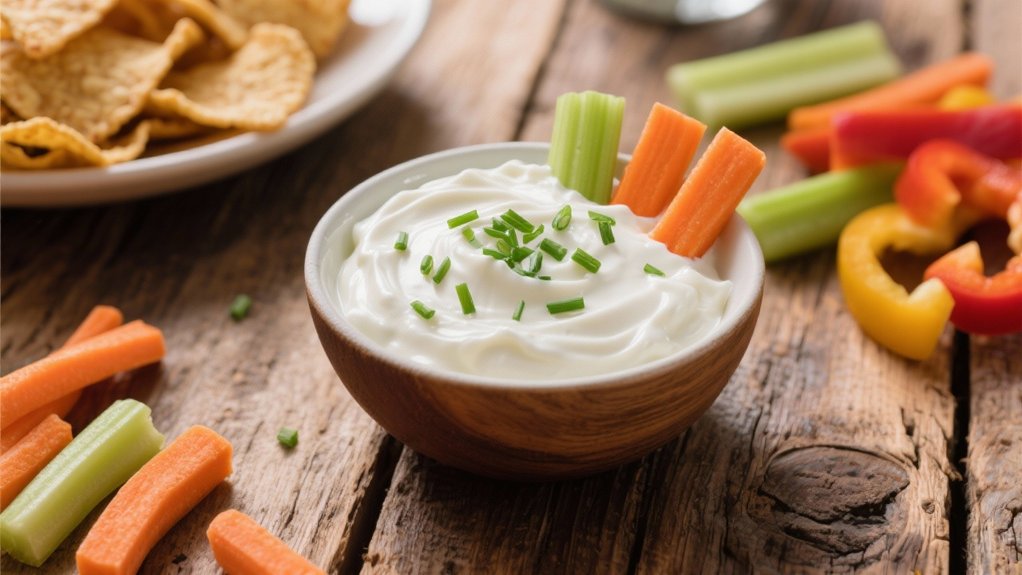 tangy chive sour cream dip