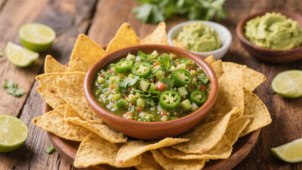 tangy chunky green salsa