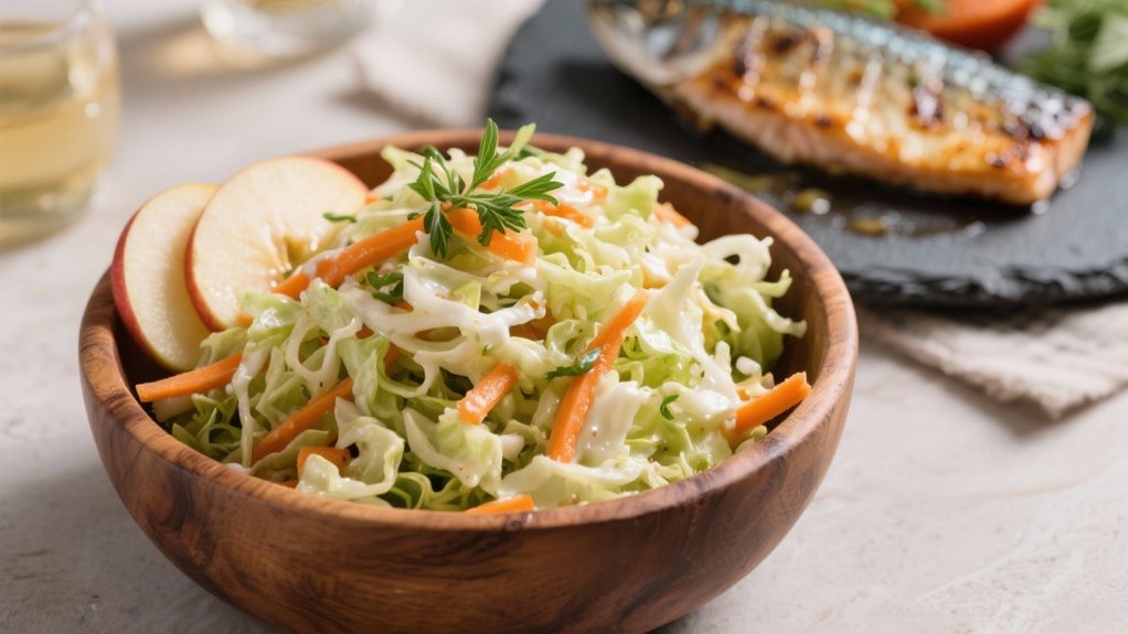 tangy coleslaw with apples