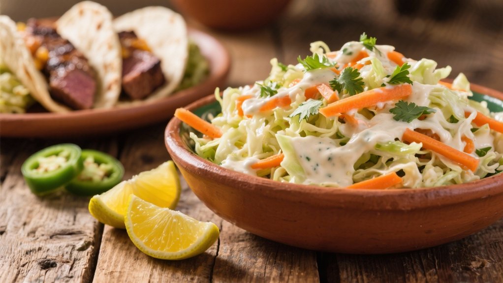 tangy colorful mexican coleslaw