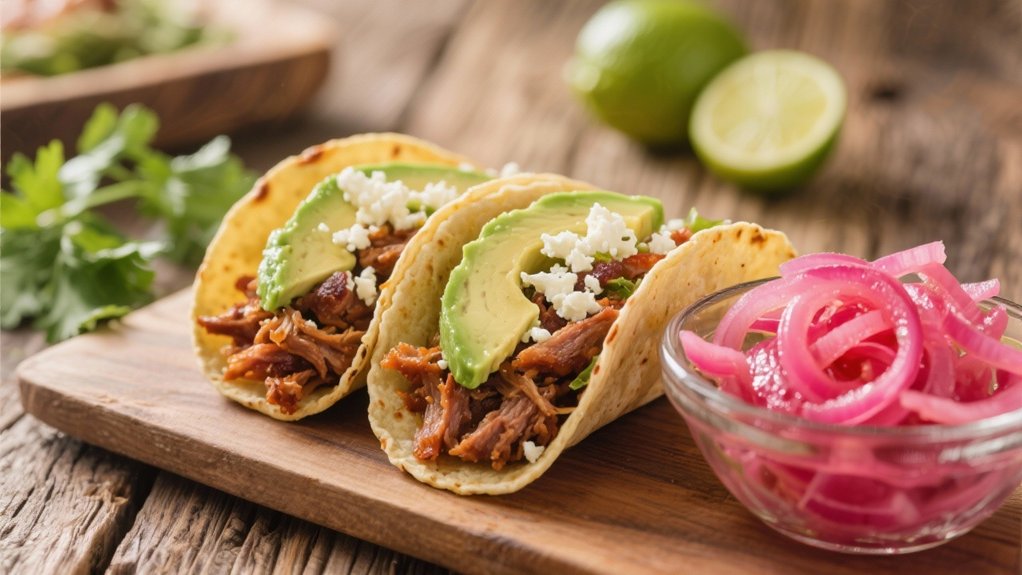 tangy colorful taco topping