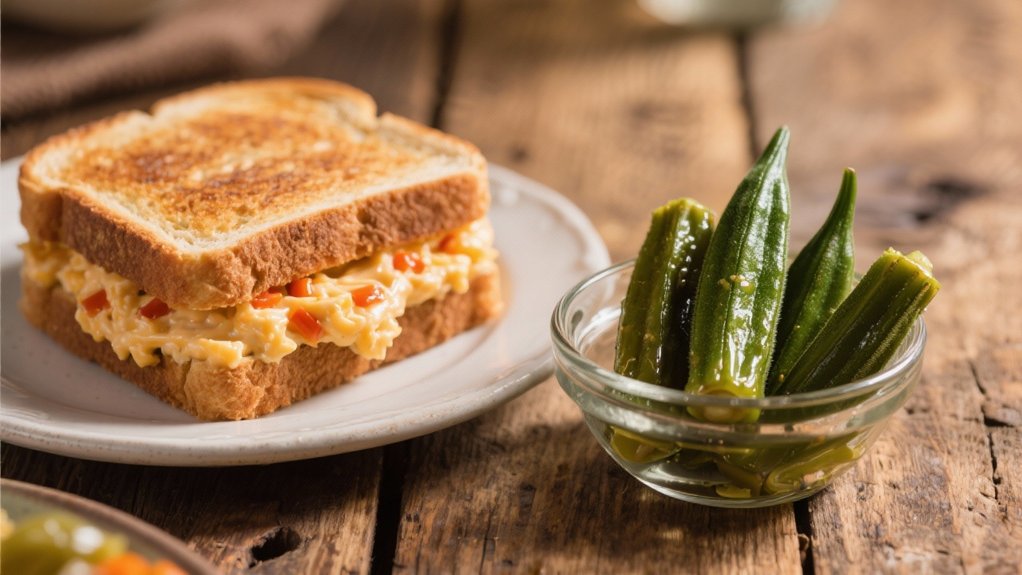 tangy crunchy pickled okra
