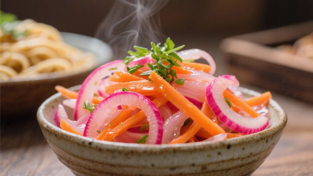 tangy crunchy pickled slaw