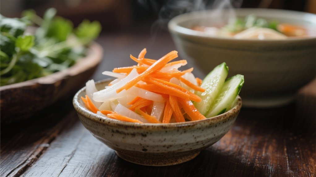 tangy crunchy pickled vegetables
