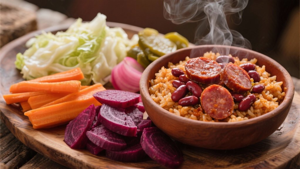 tangy crunchy pickled vegetables