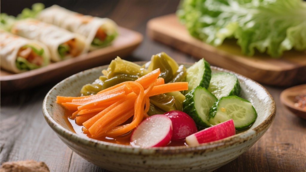 tangy crunchy pickled vegetables