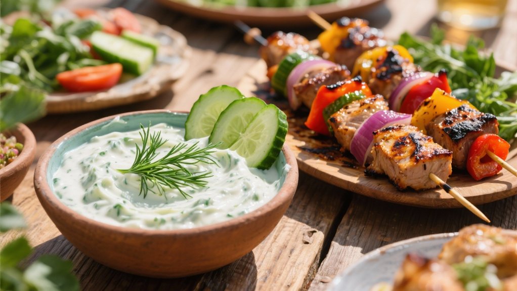 tangy greek yogurt sauce