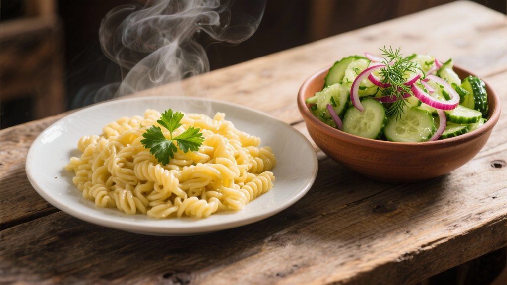 tangy pickled cucumber salad